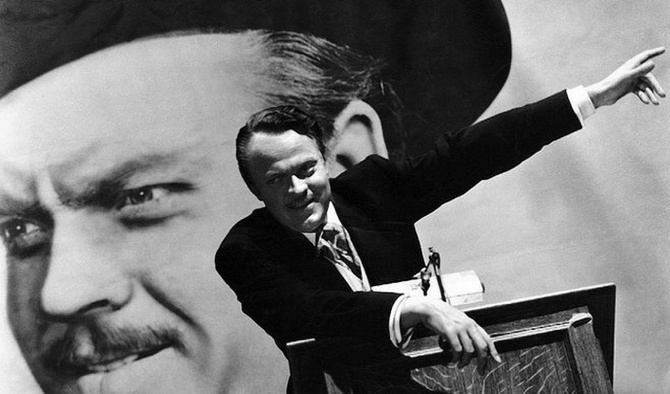 Orson Welles trong phim “Citizen Kane” (Công dân Kane)