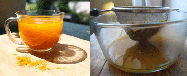 Cách làm trà nghệ thơm ngọt cực tốt cho sản phụ