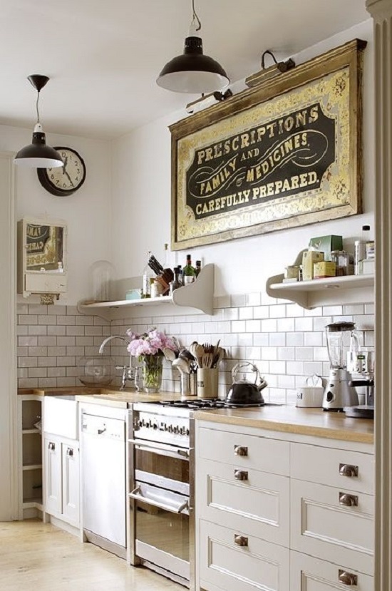 Vẻ đẹp ngọt ngào của phòng bếp phong cách Vintage 11