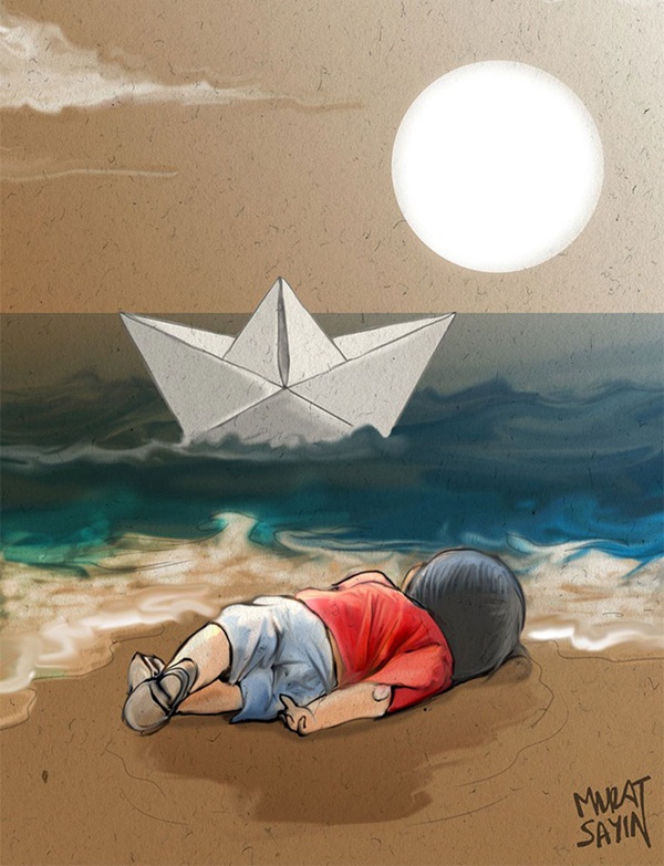 Cả thế giới nức nở khi chứng kiến bức ảnh em bé Syria nằm bên bờ biển