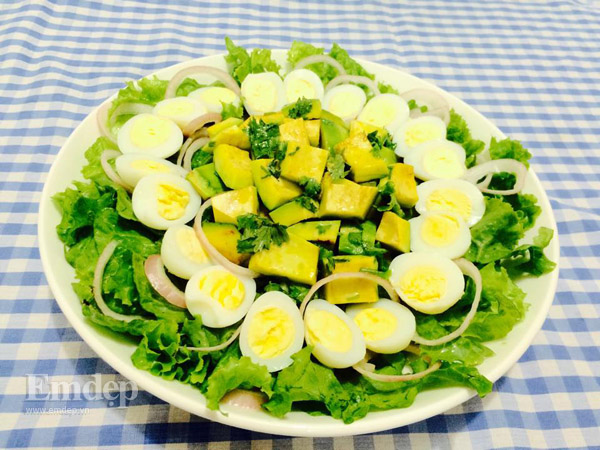 Salad trái bơ đơn giản mà thanh mát ngon miệng