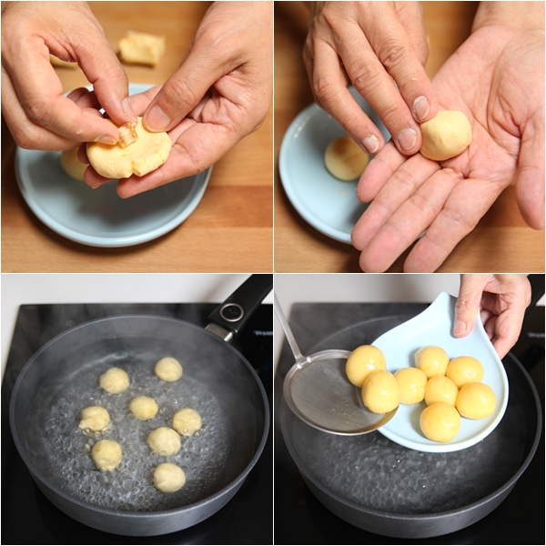  Bánh khoai lăn vụn dừa đơn giản, dễ làm