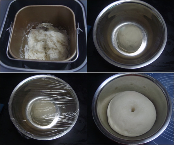 Cách làm bánh bao kim sa nhân trứng sữa 