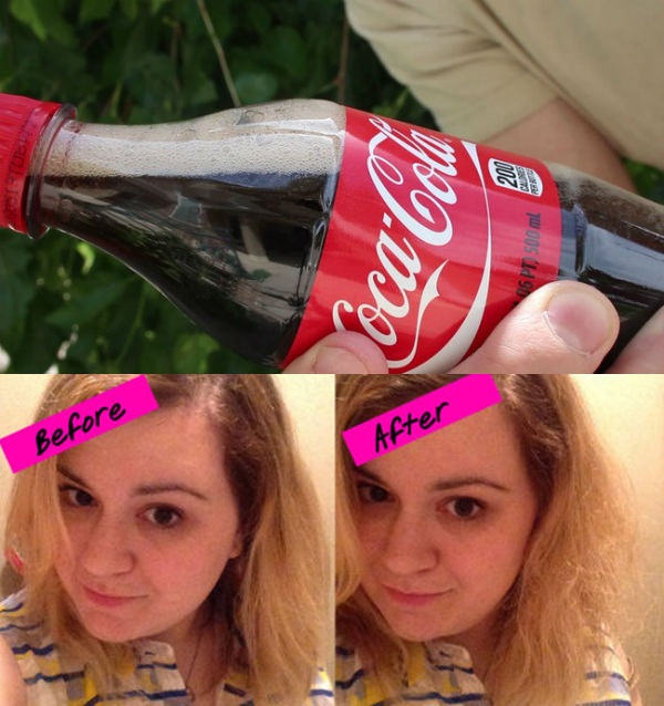 Chăm sóc tóc với Coca