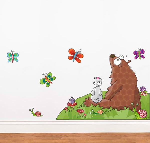 15 ý tưởng trang trí tường decal siêu dễ thường dành cho các bé
