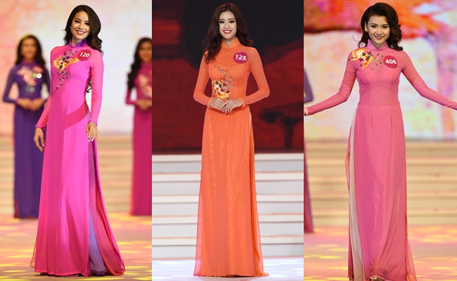 Hé lộ hình ảnh tổng duyệt trước đêm chung kết Hoa hậu Hoàn Vũ Việt Nam 2015