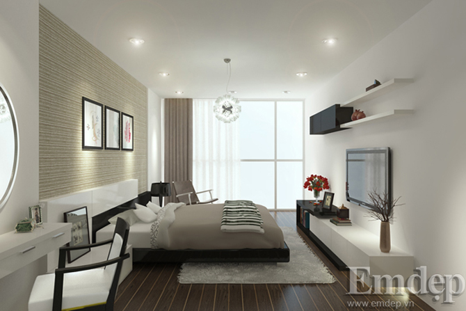 Thiết kế căn hộ chung cư 3 phòng ngủ cho gia đình trẻ ở Hà Nội 7