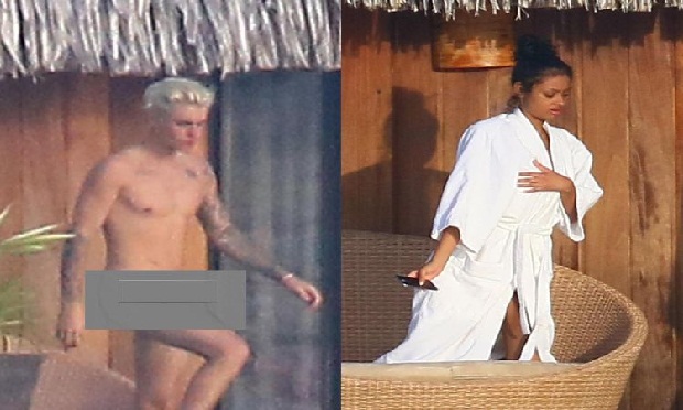 Cha Justin Bieber “hài lòng” với ảnh nude bị lộ của con trai