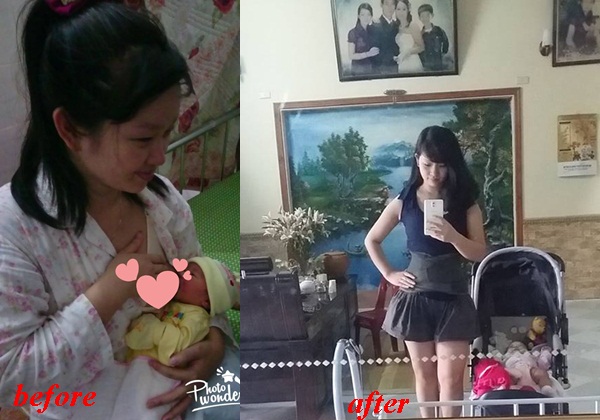 Bà mẹ trẻ Hương Khê giảm gần 20kg sau khi sinh con đầu lòng 