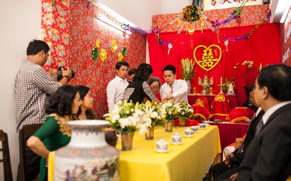 Toàn cảnh đám cưới truyền thống của Hoa hậu Diễm Hương