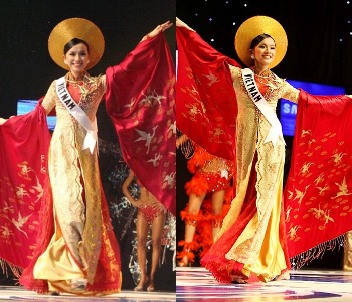 Nhìn lại những bộ quốc phục của Thuận Việt tại Miss Universe