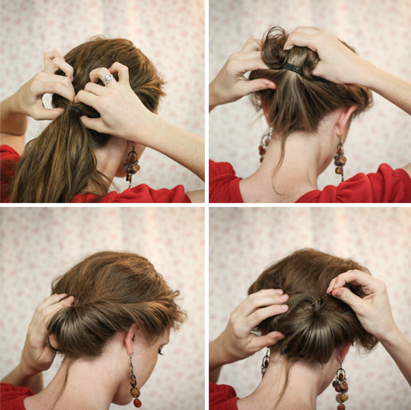 5 kiểu tóc búi cực gọn để quàng khăn thêm ấm