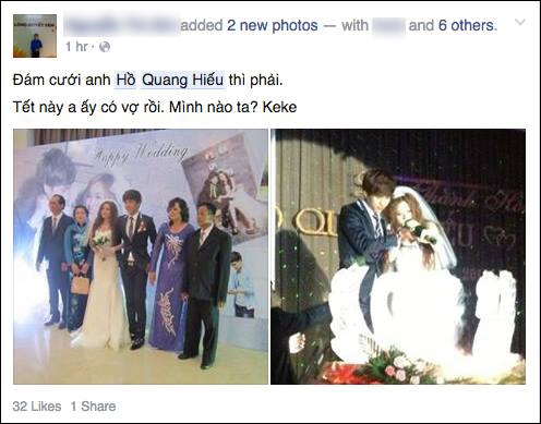  HOT: Hồ Quang Hiếu vừa bí mật tổ chức kết hôn