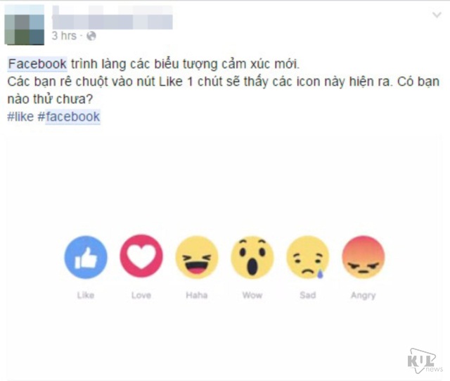 Người dùng Facebook hào hứng với loạt biểu tượng cảm xúc mới 