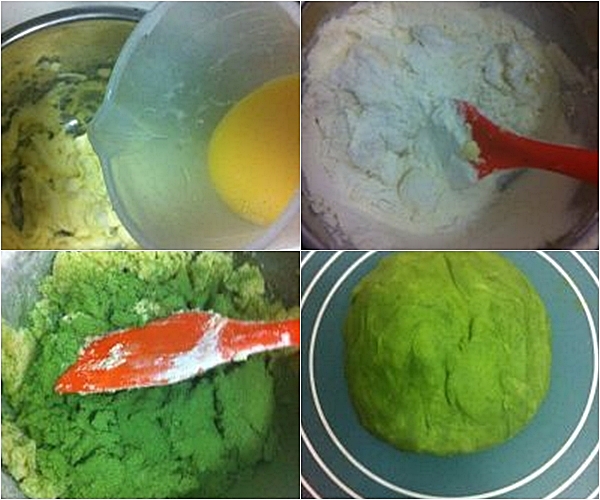 Cách làm bánh trà xanh nhân dứa thơm ngon lạ miệng