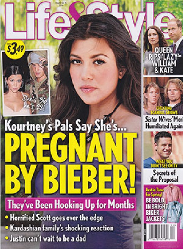 HOT: Kourtney Kardashian có thai với Justin Bieber?