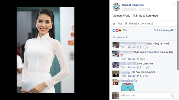 Lan Khuê vượt mặt Phạm Hương lọt Top 50 Hoa hậu đẹp nhất thế giới 2015