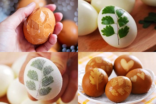 Mẹo luộc trứng nhiều màu bắt mắt 