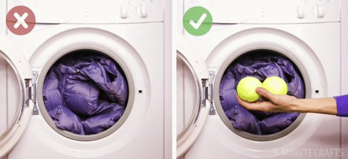 2 thứ bình thường nhưng khi cho vào máy giặt bạn sẽ thấy điều kì diệu