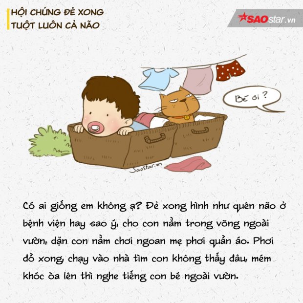 'Đẻ xong tuột luôn cả não' là hội chứng dở khóc dở cười mà mẹ bỉm sữa nào cũng từng kinh qua