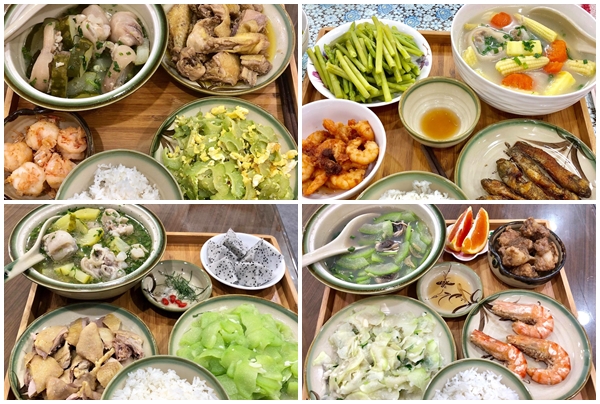 Góc khoe cơm cữ siêu ngon khiến các chị em chỉ còn nước ghen tị