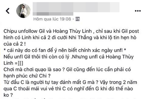 Chi Pu không buồn vì Gil Lê và Hoàng Thùy Linh