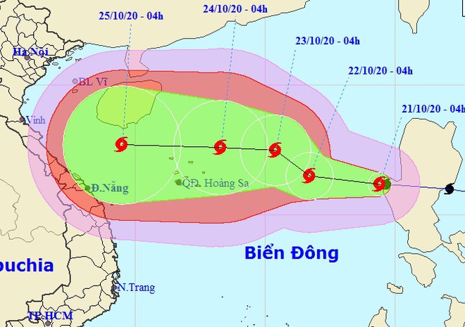 Bão số 8 - Saudel vào Biển Đông, mạnh lên từng ngày