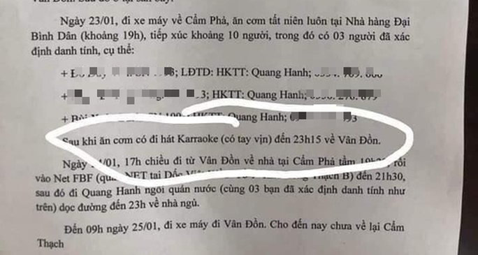 Quảng Ninh lên tiếng về thông tin 1 ca bệnh đi hát karaoke có 'tay vịn' gây xôn xao