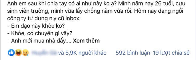 Đang ngồi chơi thì có tin nhắn khiêu khích từ bạn trai cũ: 'Anh mới mua nhà đấy, tiếc không?', cô gái buông lời đáp trả bình thản nhưng khiến tất cả hả hê
