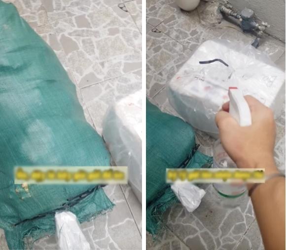 Mẹ bảo gửi 'chút chút đồ ăn' tiếp tế, anh chàng mở túi mới tá hoả