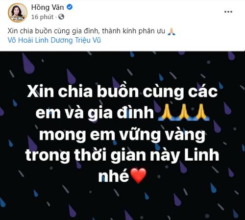 Hồng Vân phản ứng khi Hoài Linh và cha quá cố bị xúc phạm