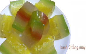 "Bồng bềnh" bánh 9 tầng mây 