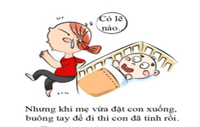 Dỗ con ngủ là cả một nghệ thuật