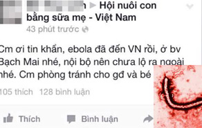 Triệu tập thêm 2 vợ chồng tung tin đồn Việt Nam có người nhiễm Ebola 