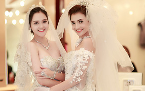 Á hậu Hoàng Anh, Hồng Quế tinh khôi cùng váy cưới