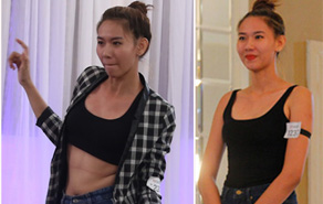 Cô gái cao 1m77 giảm 10kg để thi Next Top Model