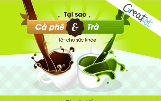 Infographic: "So găng" trà & cà phê - món nào tốt hơn?