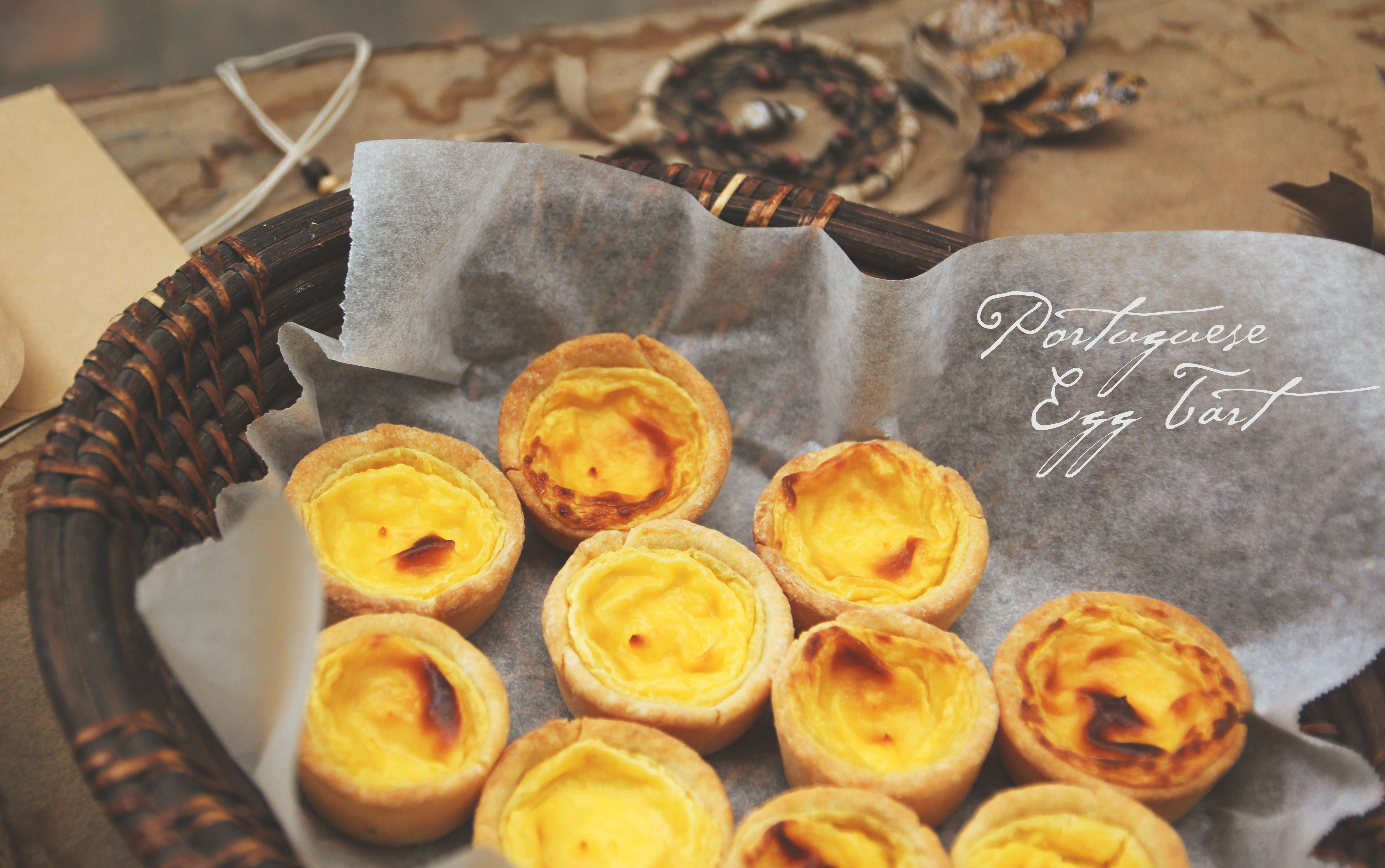 Hấp dẫn bánh tart trứng kiểu Bồ Đào Nha