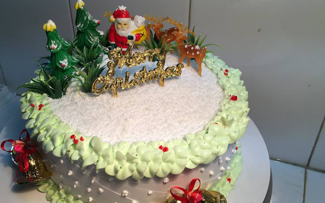 Bài thi Let's make Christmas cake: "Mùa yêu thương"