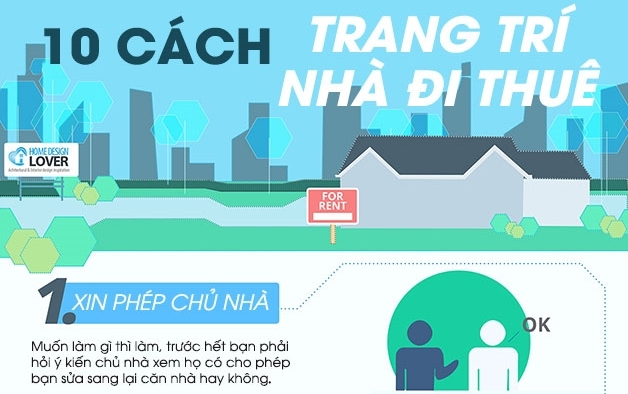 Bí quyết tân trang nhà đi thuê