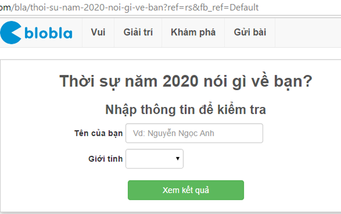 Thời sự năm 2020 nói gì về bạn ?