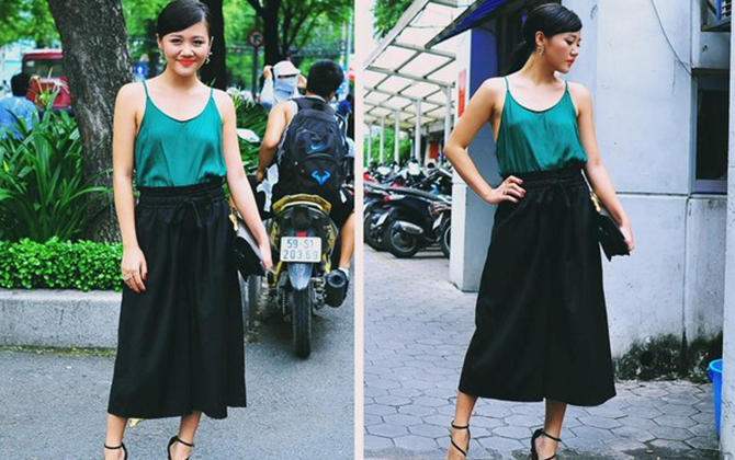 Quần culottes “thôi miên” sao Việt hè này thế nào? 