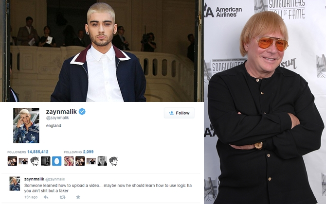 Hot News: Zayn Malik và Naughty Boy “khẩu chiến” trên mạng - Nhạc sĩ Michael Masser qua đời