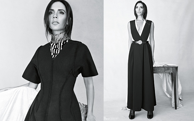 Trắng - đen và tinh thần của Victoria Beckham 