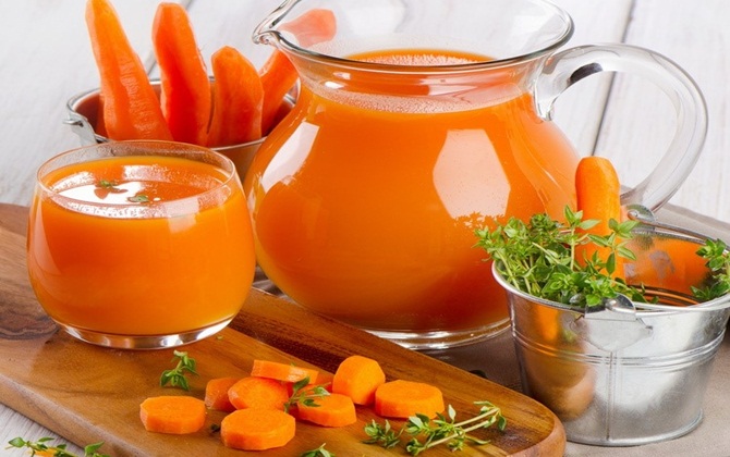 Dáng đẹp, eo thon nhờ sinh tố cà rốt