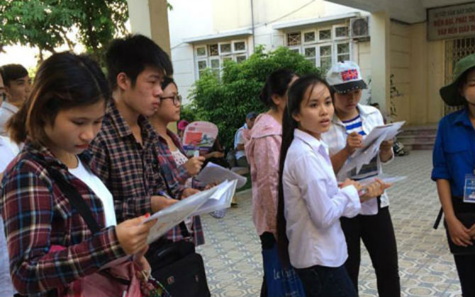 Ngưỡng xét tuyển đại học năm 2015 là 15 điểm