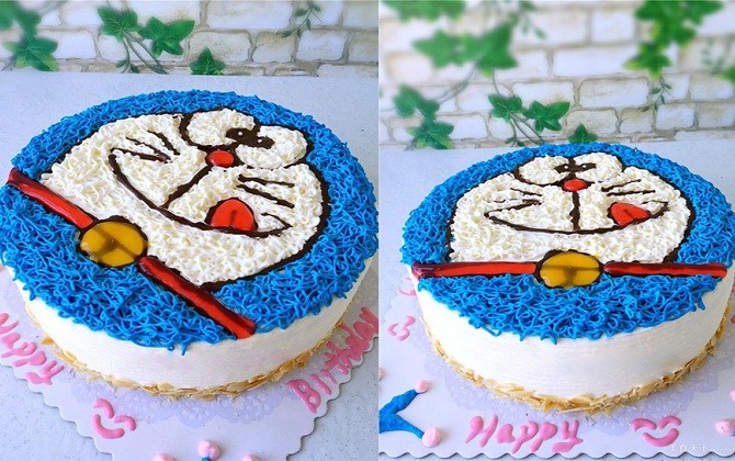 Bánh kem Doraemon gợi bao ký ức tuổi thơ