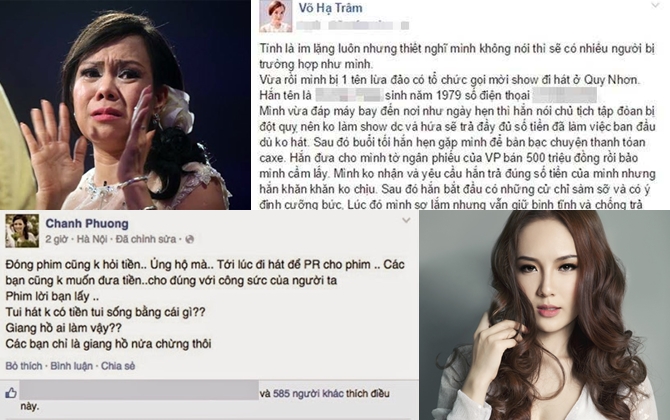 Những vụ quỵt tiền cát-sê “chấn động” nhất showbiz Việt