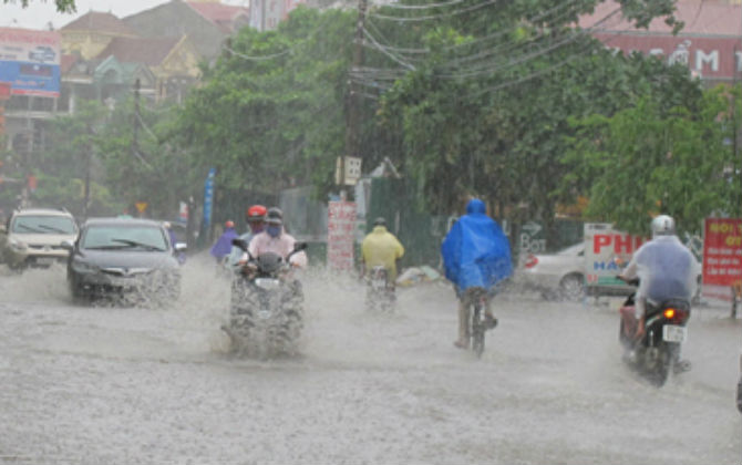 Dự báo thời tiết ngày 29/8/2015 - 2/9/2015