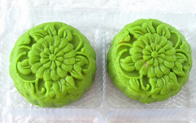 Bánh dẻo trà xanh ăn hoài không chán